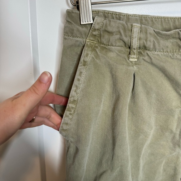 Free People First Light Sage Green Utility Cargo Pants Size 4 - Picture 5 of 9